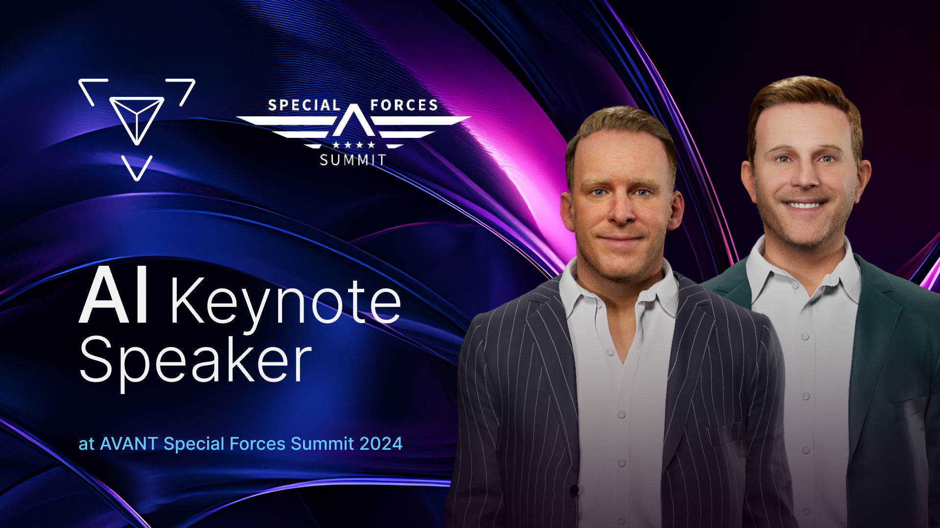 top ai keynote speakers at avant forces summit 2024 holographic ai avatars by ravatar