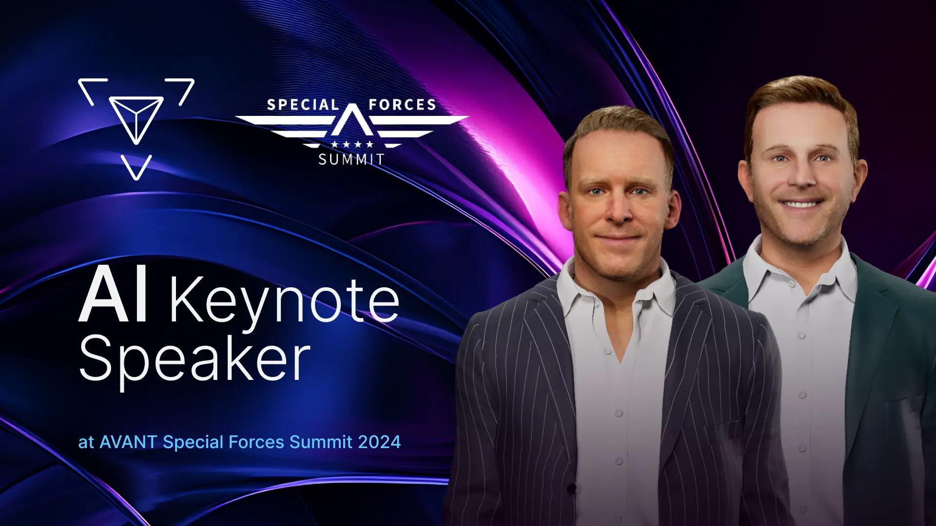 top ai keynote speakers at avant forces summit 2024 holographic ai avatars by ravatar