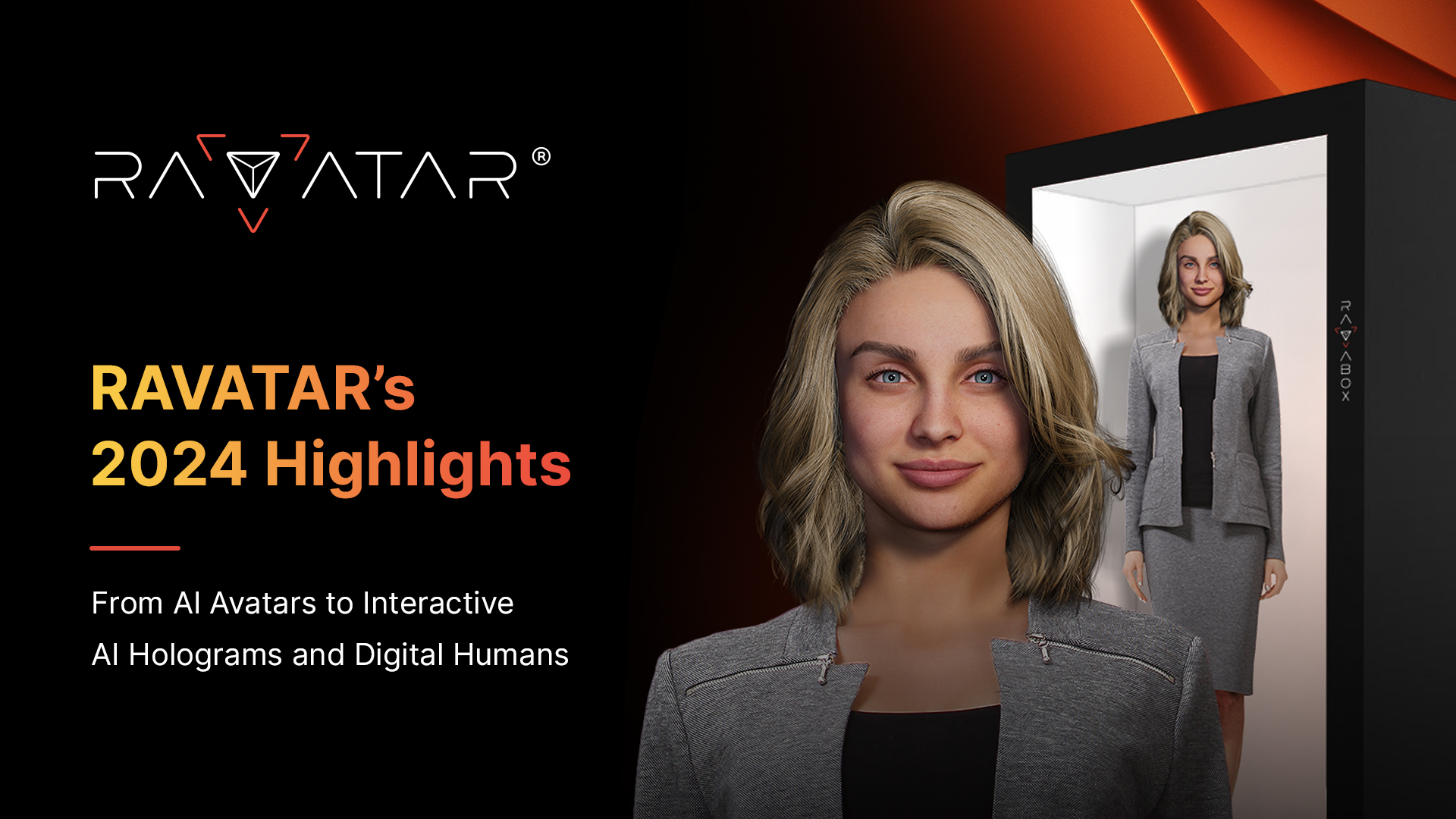 ravatar avatar as a service aaas solutions interactive ai holograms and digital humans