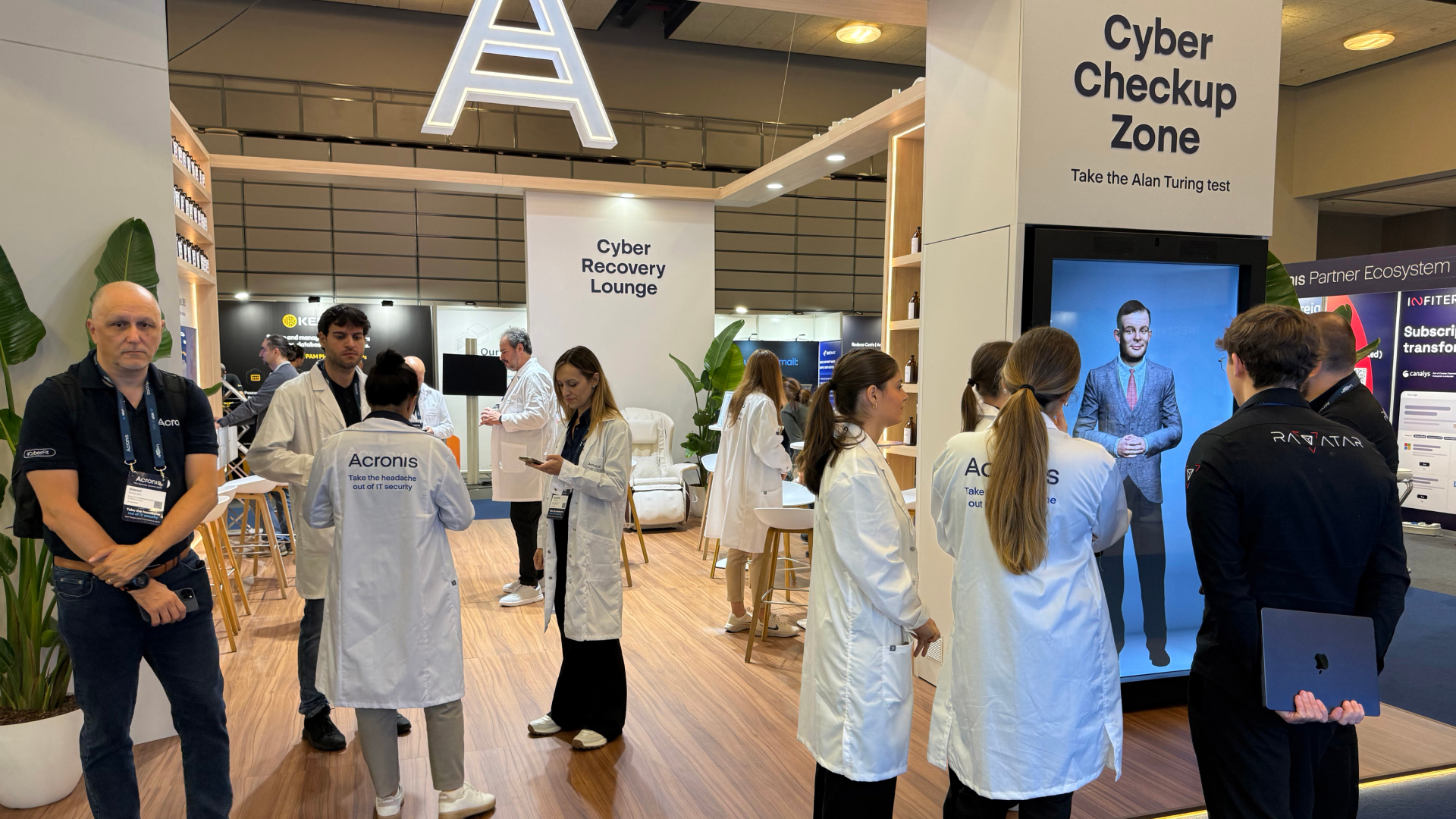 ai expo booth engagement for event marketing with ai and trade show technology