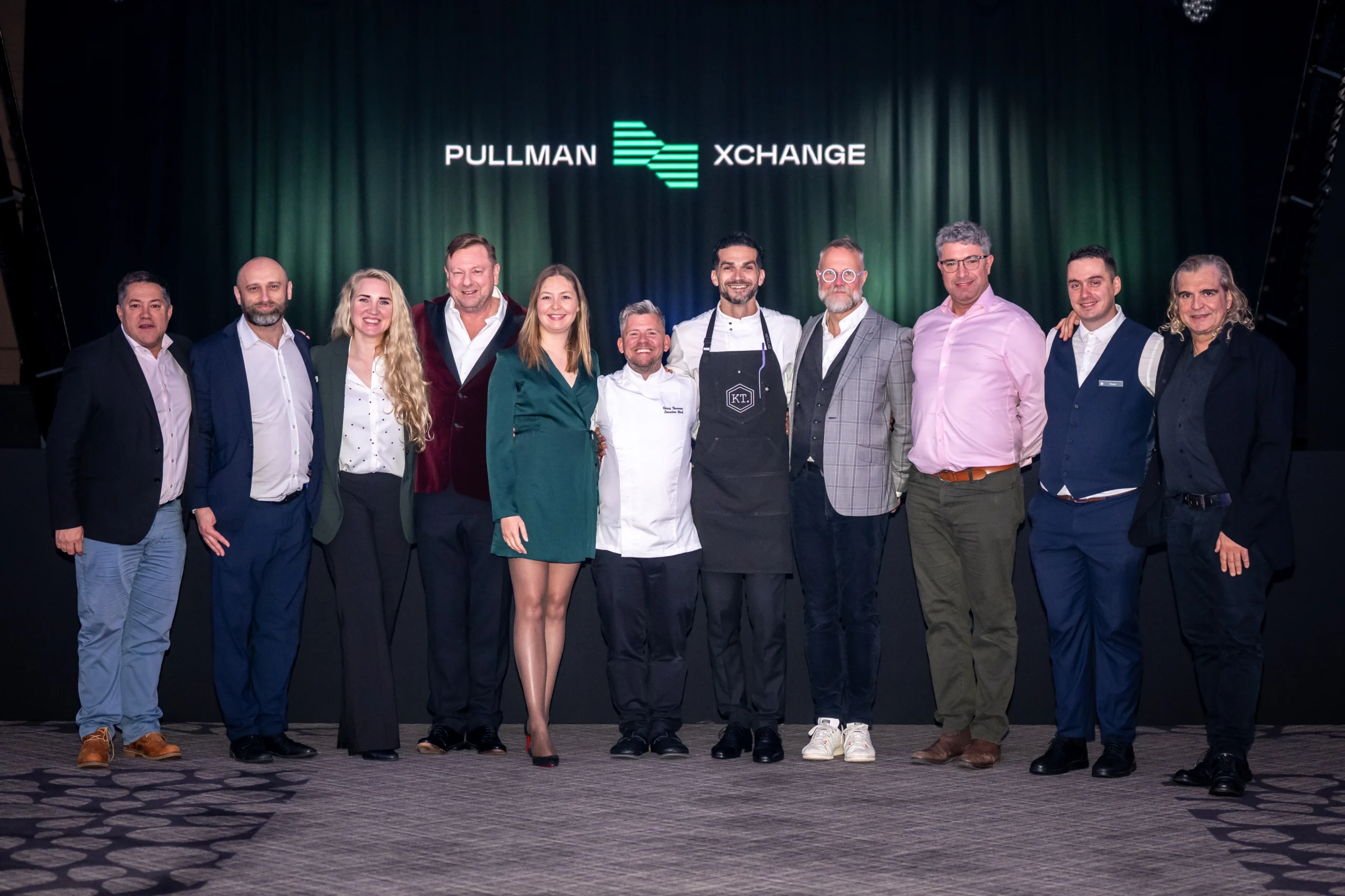 The team behind "The Future We Taste" on stage at the Pullman xChange event in London