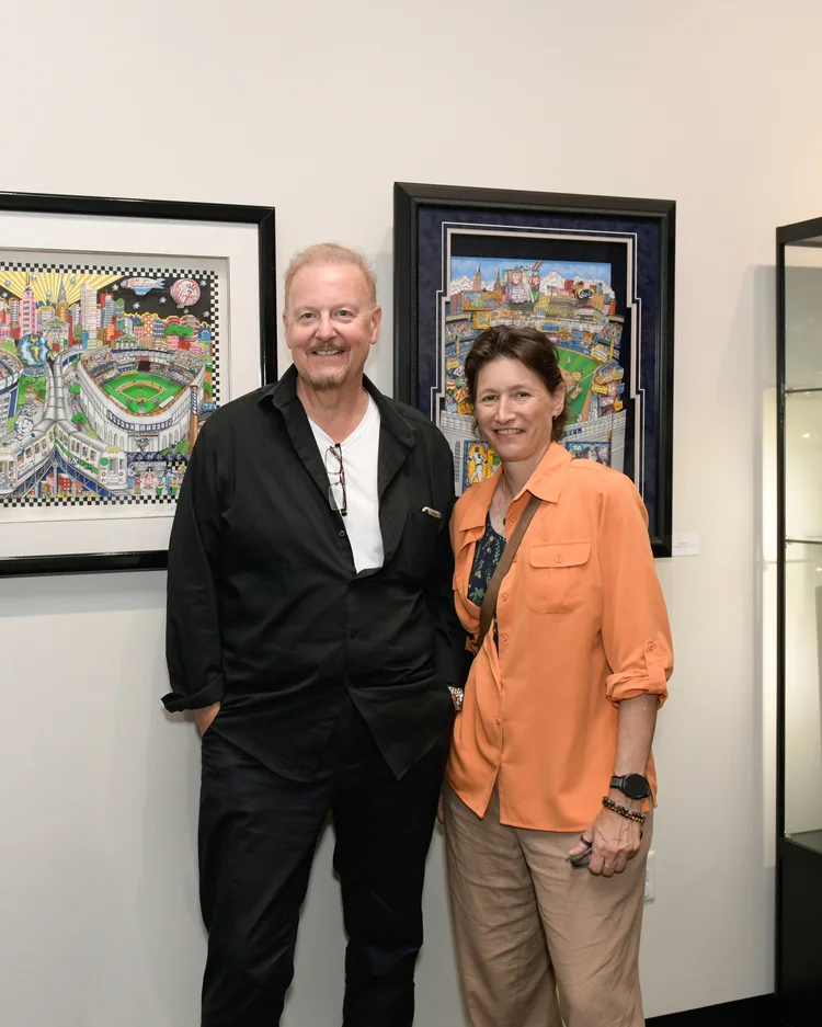 Charles Fazzino and Julie Maner Elliot Museum
